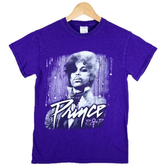 Prince RIP Rest In Purple Rain Shirt Adult Small Music Band Tee 2016 Vtg Y2K - Picture 1 of 8